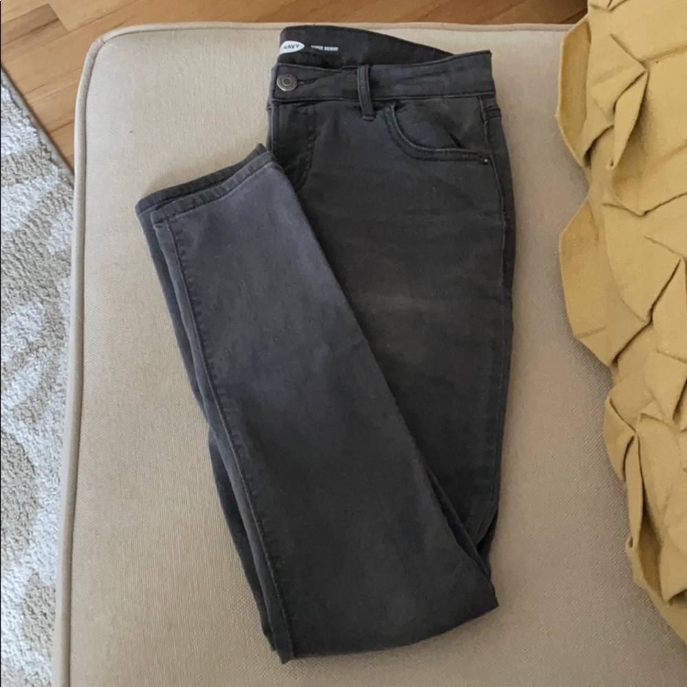 Old Navy Women’s Gray Jeans Super Skinny Size 2P